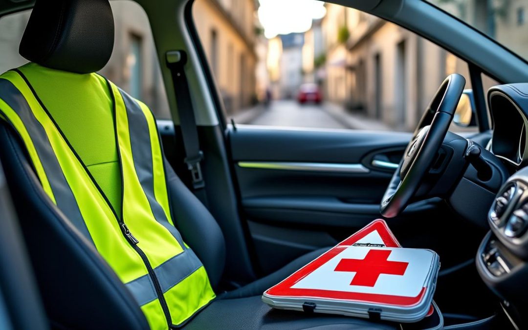 Sécurité routière : les équipements obligatoires en voiture en France