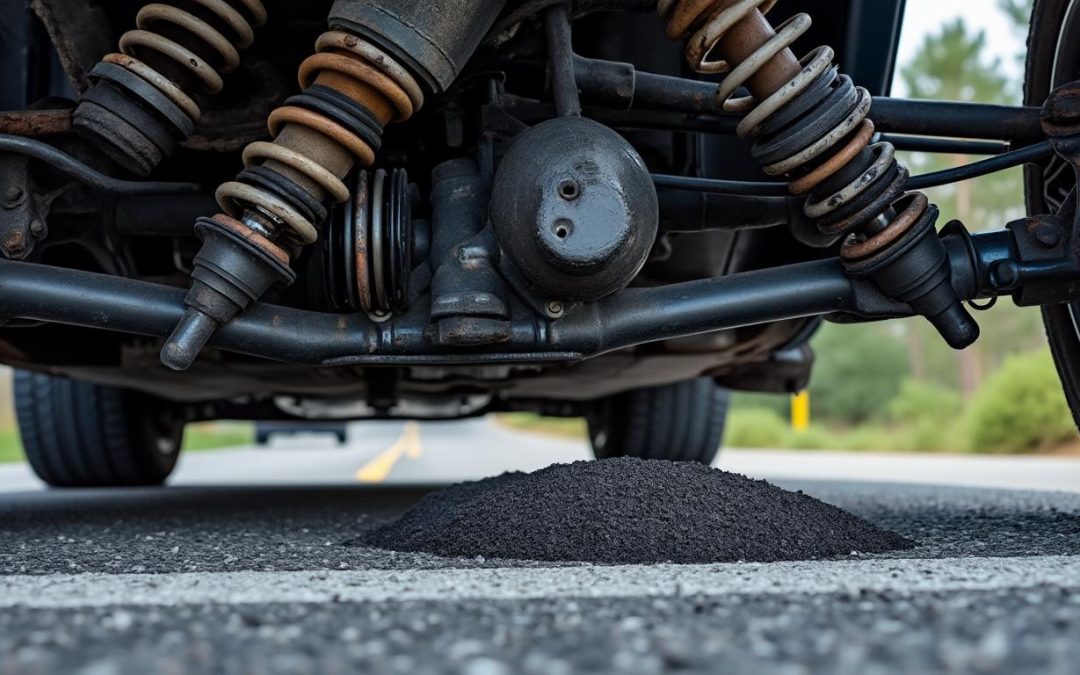 Bruit de claquement quand je roule sur une bosse : d’où ça vient ?