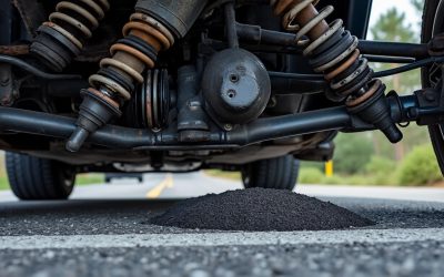 Bruit de claquement quand je roule sur une bosse : d’où ça vient ?