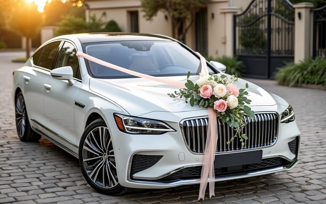 Décoration de mariage pour voiture : idées élégantes et règles à respecter