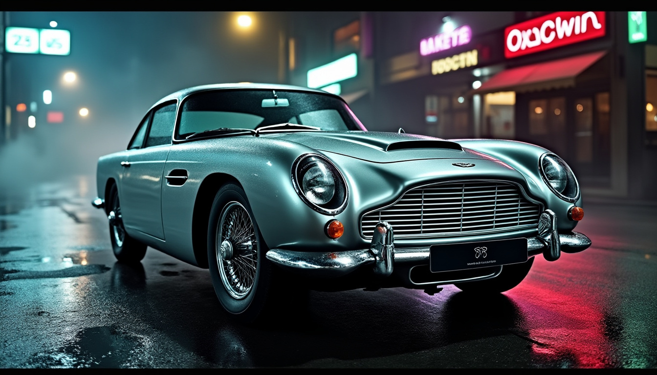 découvrez l'aston martin db5, l'icône automobile emblématique de james bond, symbole d'élégance et de performance dans l'univers du cinéma et de l'automobile.