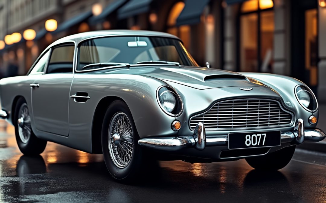 découvrez l'aston martin db5, la légendaire voiture de james bond, symbole d'élégance et d'innovation dans le monde automobile.